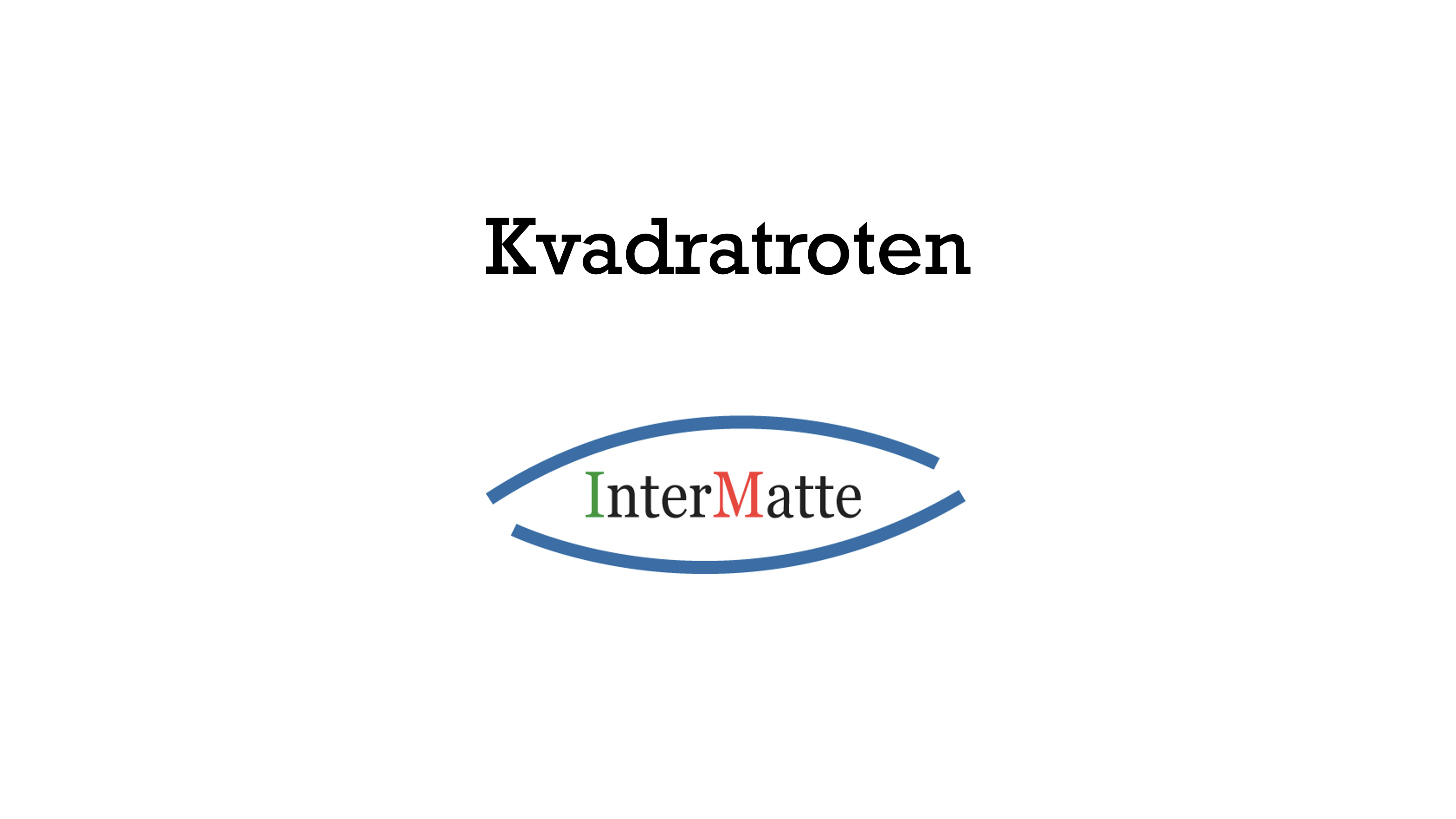 Genomgång 184: Kvadratroten